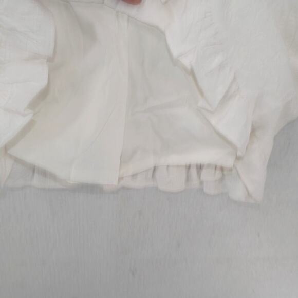 NEW Lilly Pulitzer Martha Short Romper White Pineapple Pucker Jacquard Size 8 - Picture 8 of 9